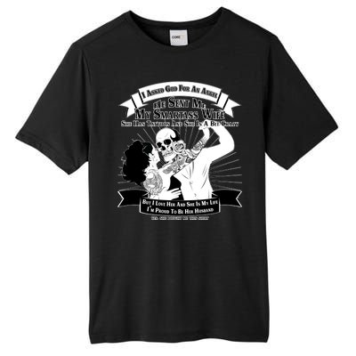 I Have A My Smartass Tattooed Wife  Tall Fusion ChromaSoft Performance T-Shirt