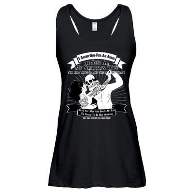 I Have A My Smartass Tattooed Wife  Ladies Essential Flowy Tank