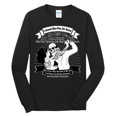 I Have A My Smartass Tattooed Wife  Tall Long Sleeve T-Shirt