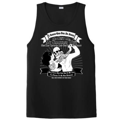 I Have A My Smartass Tattooed Wife  PosiCharge Competitor Tank