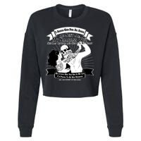 I Have A My Smartass Tattooed Wife  Cropped Pullover Crew