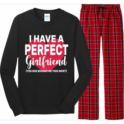 I Have A Perfect Girlfriend Yes She Bought Me This Long Sleeve Pajama Set