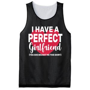 I Have A Perfect Girlfriend Yes She Bought Me This Mesh Reversible Basketball Jersey Tank