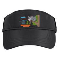 I Have A Structured Settlement Need Trash Now Funny Adult Drive Performance Visor