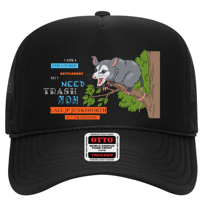 I Have A Structured Settlement Need Trash Now Funny Trucker Hat
