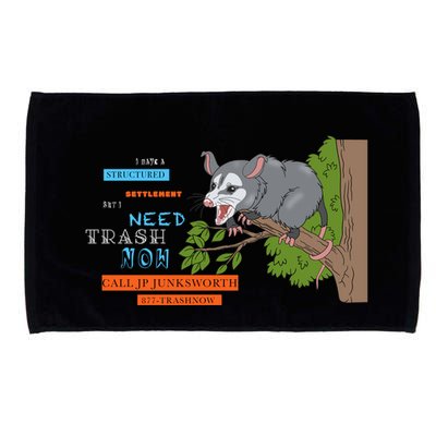 I Have A Structured Settlement Need Trash Now Funny Microfiber Hand Towel