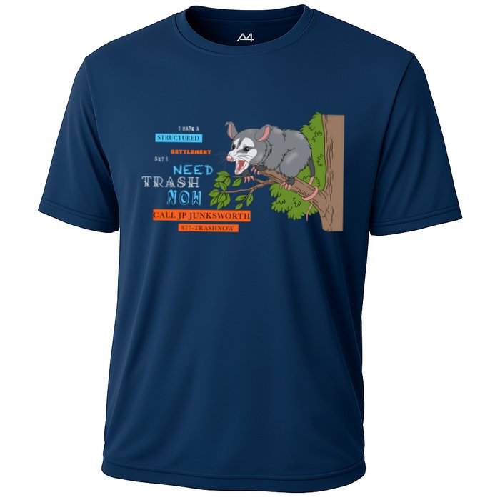 I Have A Structured Settlement Need Trash Now Funny Performance Shirt