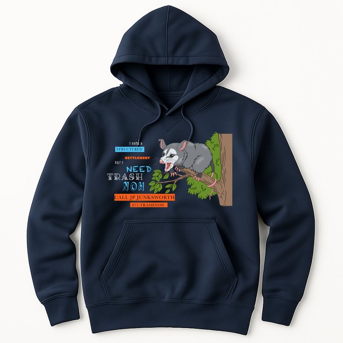 I Have A Structured Settlement Need Trash Now Funny Hoodie