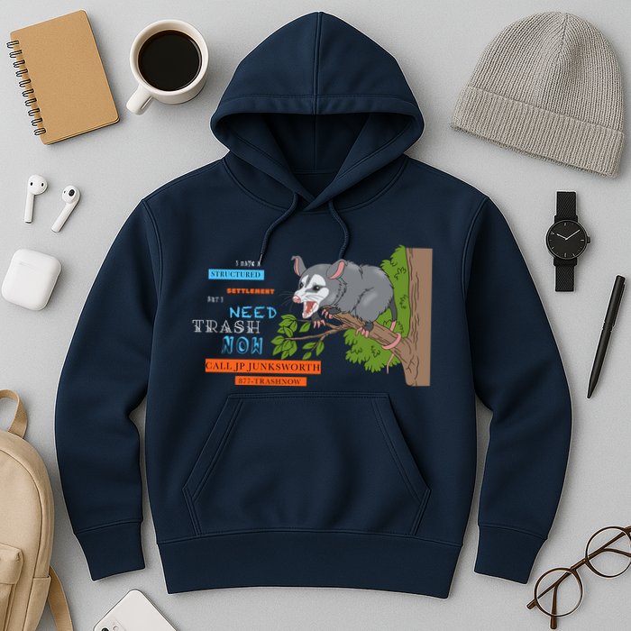 I Have A Structured Settlement Need Trash Now Funny Hoodie