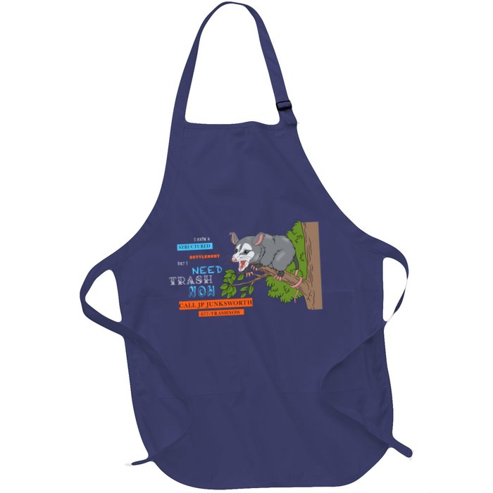 I Have A Structured Settlement Need Trash Now Funny Apron