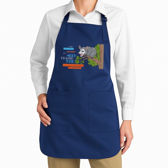 I Have A Structured Settlement Need Trash Now Funny Apron