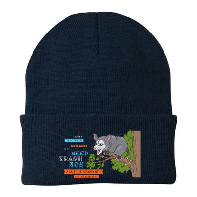 I Have A Structured Settlement Need Trash Now Funny Beanie