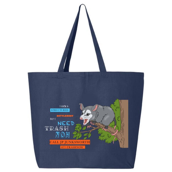 I Have A Structured Settlement Need Trash Now Funny 25L Jumbo Tote