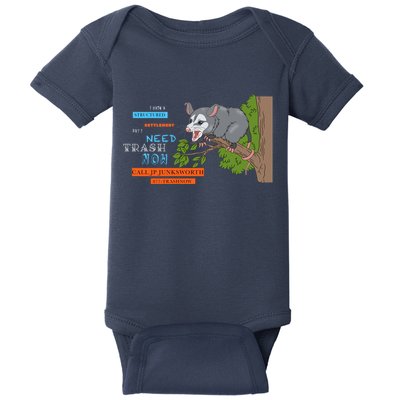 I Have A Structured Settlement Need Trash Now Funny Baby Bodysuit
