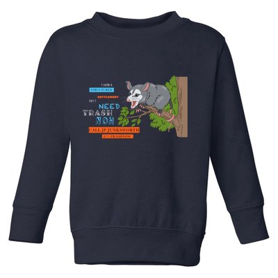 I Have A Structured Settlement Need Trash Now Funny Toddler Sweatshirt