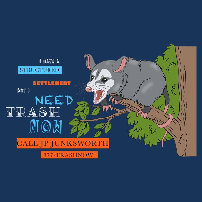 I Have A Structured Settlement Need Trash Now Funny Tank Top