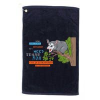 I Have A Structured Settlement Need Trash Now Funny Golf Towel
