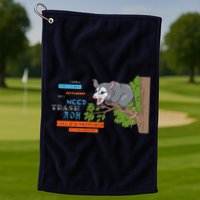 I Have A Structured Settlement Need Trash Now Funny Golf Towel