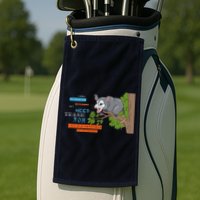 I Have A Structured Settlement Need Trash Now Funny Golf Towel