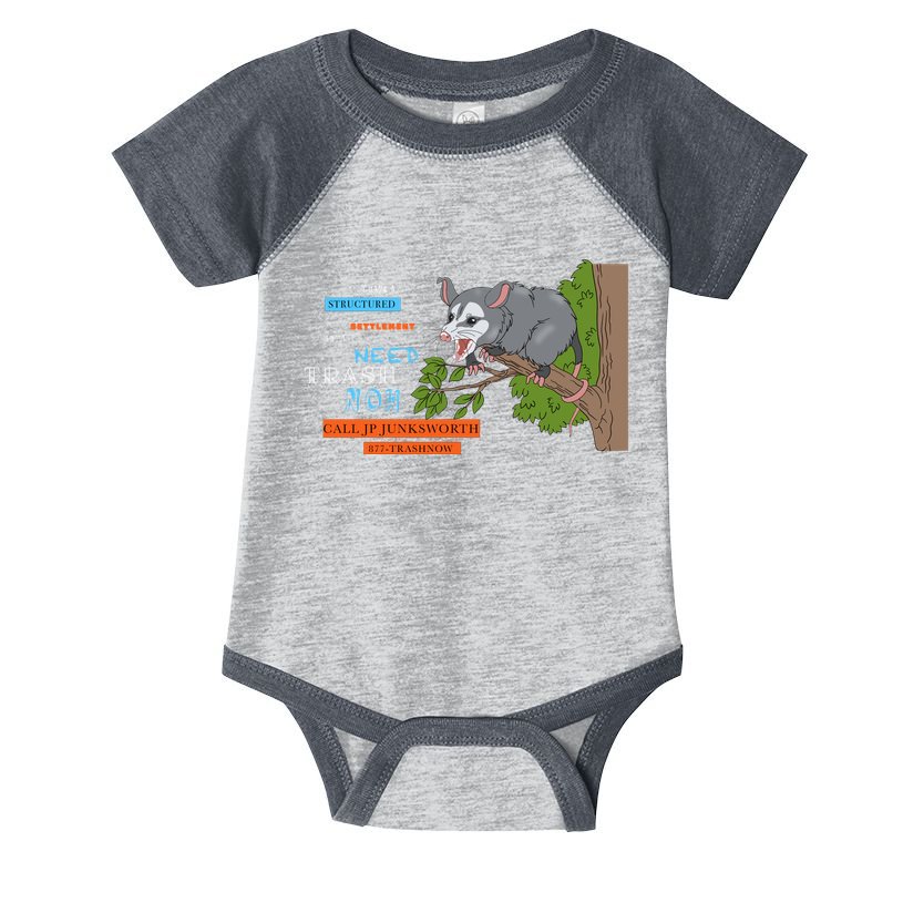 I Have A Structured Settlement Need Trash Now Funny Infant Baby Jersey Bodysuit