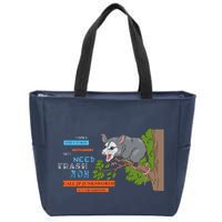 I Have A Structured Settlement Need Trash Now Funny Zip Tote Bag
