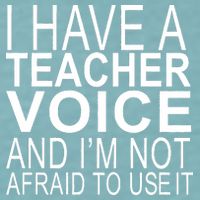 I Have A Teacher Voice And I'm Not Afraid To Use It Sueded Cloud Jersey T-Shirt
