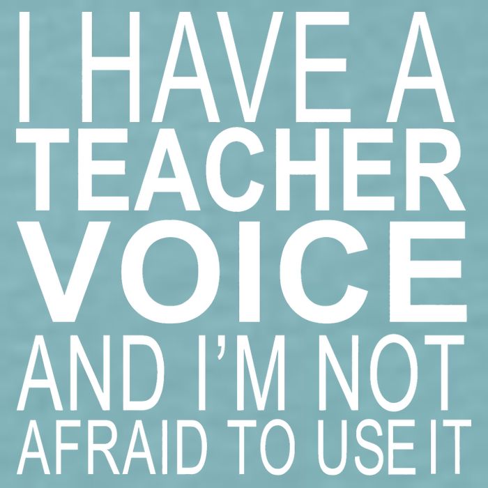I Have A Teacher Voice And I'm Not Afraid To Use It Sueded Cloud Jersey T-Shirt