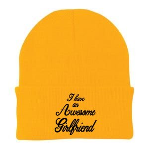 I Have An Awesome Girlfriend Knit Cap Winter Beanie