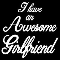 I Have An Awesome Girlfriend Women's Knotted Racerback Tank