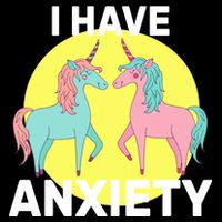 I Have Anxiety Unicorn Sustainable Bucket Hat
