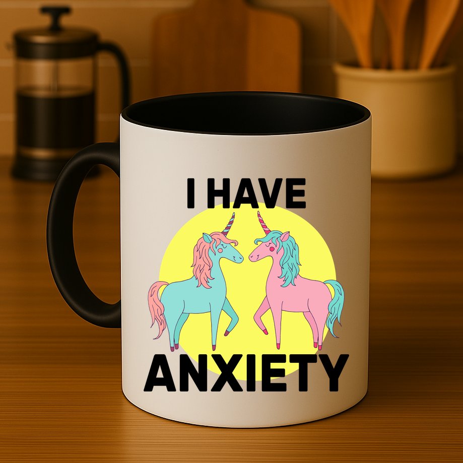 I Have Anxiety Unicorn Mug