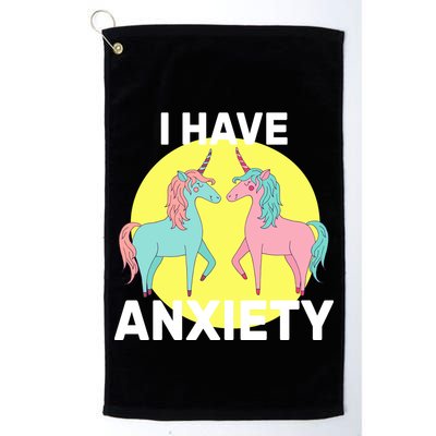 I Have Anxiety Unicorn Golf Towel