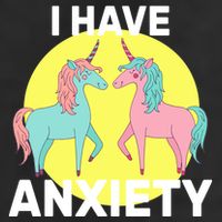 I Have Anxiety Unicorn Golf Towel