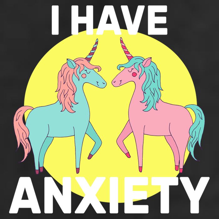 I Have Anxiety Unicorn Golf Towel