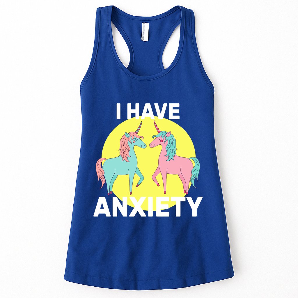 I Have Anxiety Unicorn Womens Tank Top