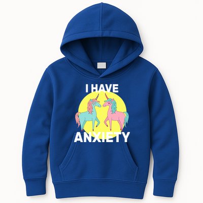 I Have Anxiety Unicorn Kids Hoodie
