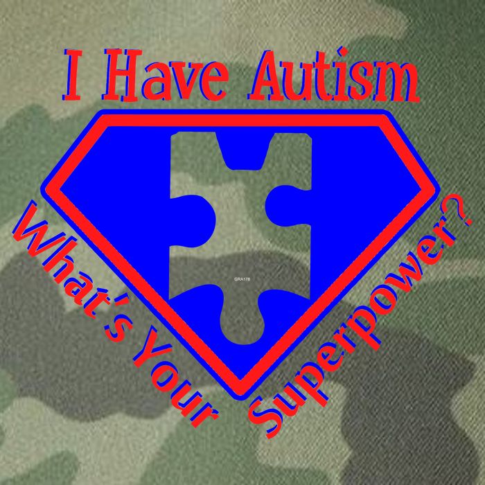I Have Autism What's Your Super Power Legacy Tie Dye Trucker Hat