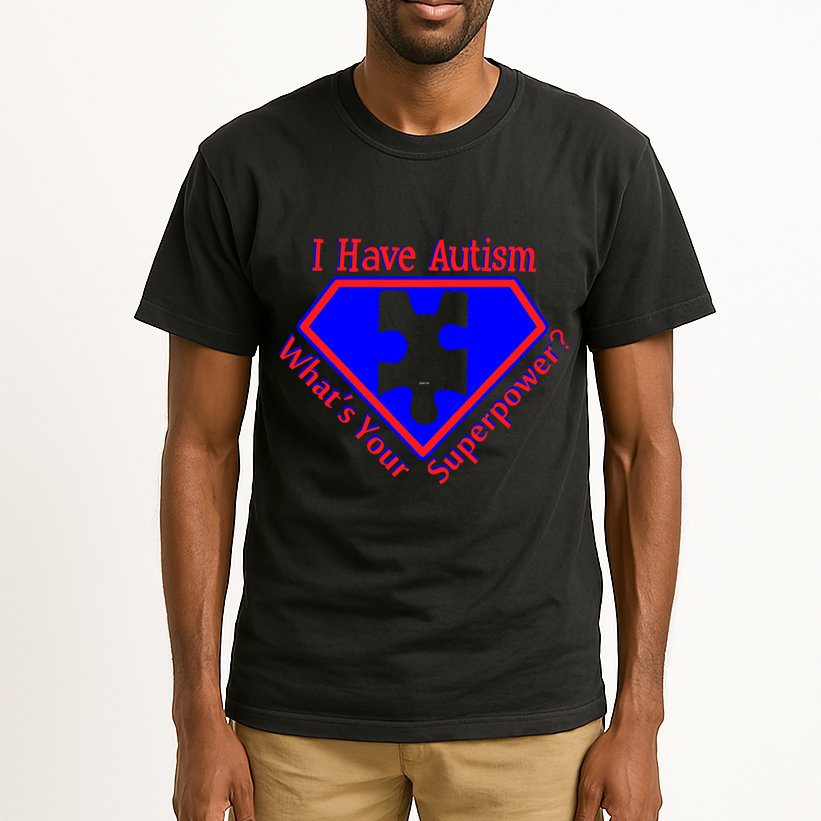 I Have Autism What's Your Super Power Tall T-Shirt