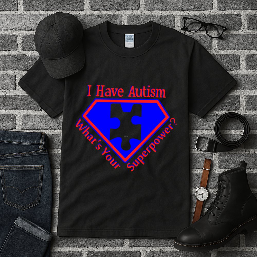 I Have Autism What's Your Super Power Tall T-Shirt