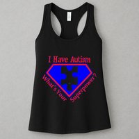 I Have Autism What's Your Super Power Womens Tank Top