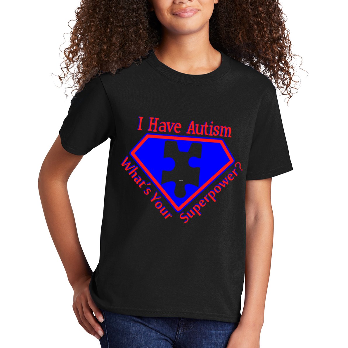 I Have Autism What's Your Super Power Kids T-Shirt