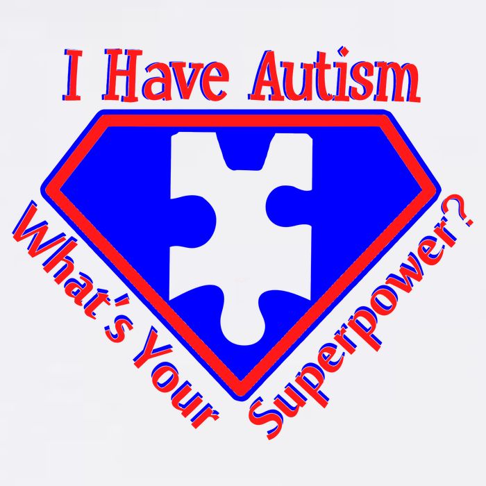 I Have Autism What's Your Super Power Garment-Dyed Sweatshirt