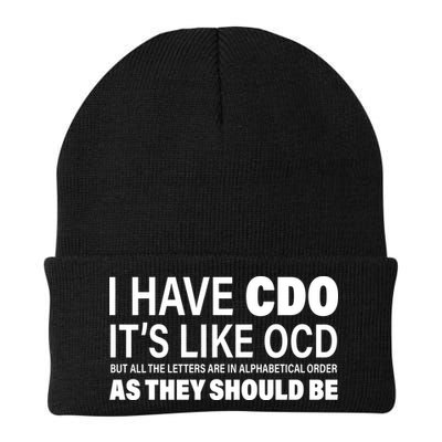 I Have CDO Its Like OCD But In Alphabetical Order Beanie