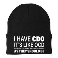 I Have CDO Its Like OCD But In Alphabetical Order Beanie