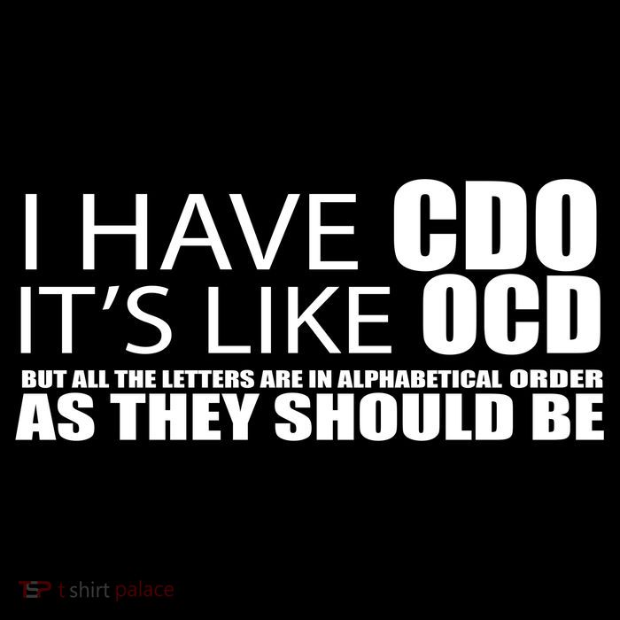 I Have CDO It's Like OCD Funny Sarcastic Stripe Pom Pom Beanie