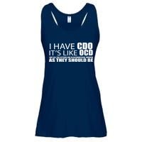 I Have CDO It's Like OCD Funny Sarcastic Ladies Essential Flowy Tank
