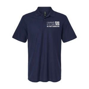 I Have CDO It's Like OCD Funny Sarcastic Softstyle Adult Sport Polo