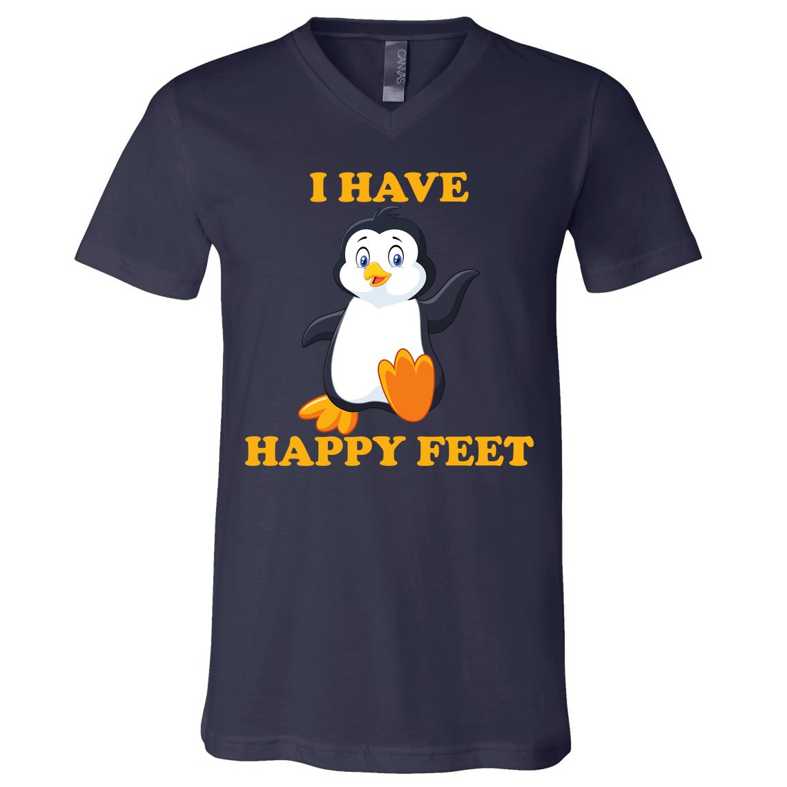 I Have Happy Feet V-Neck T-Shirt