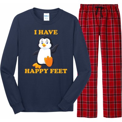 I Have Happy Feet Long Sleeve Pajama Set