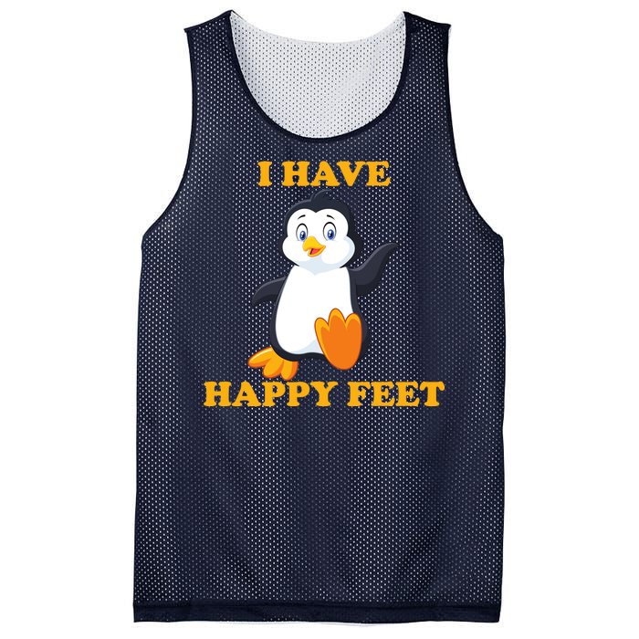 I Have Happy Feet Mesh Reversible Basketball Jersey Tank